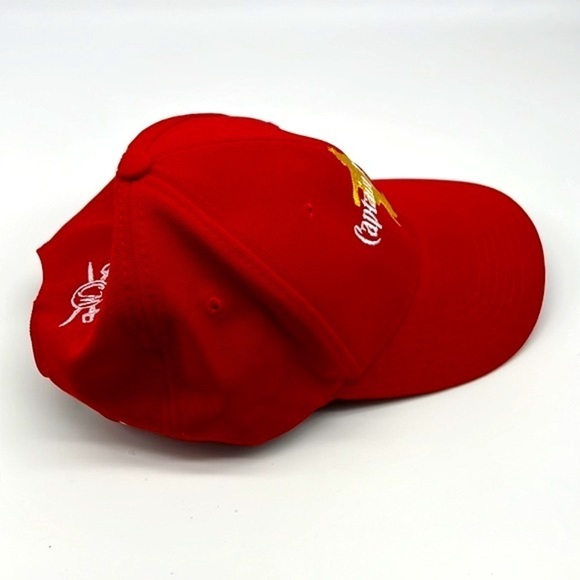 Captain Morgan - Red Captain Morgan Emblem Baseball Hat Onesize - Picture 6 of 9